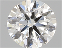 0.40 Carats, Round with Excellent Cut, G Color, VVS1 Clarity and Certified by GIA