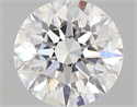 0.50 Carats, Round with Excellent Cut, E Color, VVS2 Clarity and Certified by GIA