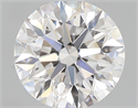 0.70 Carats, Round with Excellent Cut, D Color, VS1 Clarity and Certified by GIA