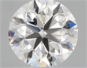 0.70 Carats, Round with Very Good Cut, D Color, VVS1 Clarity and Certified by GIA