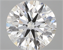0.73 Carats, Round with Excellent Cut, G Color, VS2 Clarity and Certified by GIA