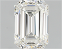 1.01 Carats, Emerald H Color, VVS1 Clarity and Certified by GIA