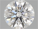 0.53 Carats, Round with Excellent Cut, F Color, IF Clarity and Certified by GIA