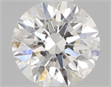 0.53 Carats, Round with Excellent Cut, F Color, SI2 Clarity and Certified by GIA