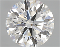 0.72 Carats, Round with Excellent Cut, E Color, VS1 Clarity and Certified by GIA