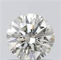0.57 Carats, Round with Excellent Cut, J Color, VS1 Clarity and Certified by GIA