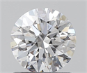 0.80 Carats, Round with Excellent Cut, D Color, VS2 Clarity and Certified by GIA