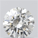 0.53 Carats, Round with Excellent Cut, F Color, SI1 Clarity and Certified by GIA