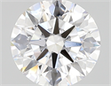 Del inventario de diamantes de laboratorio, 2.02 quilates, Redondo , Color D, claridad vs1 y certificado IGI