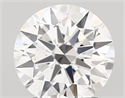 Lab Grown Diamond 1.85 Carats, Round with ideal Cut, D Color, vs1 Clarity and Certified by IGI