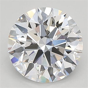 Picture of Lab Grown Diamond 1.84 Carats, Round with ideal Cut, D Color, vvs2 Clarity and Certified by IGI