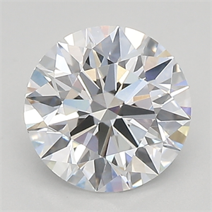 Picture of Lab Grown Diamond 1.41 Carats, Round with ideal Cut, D Color, vvs2 Clarity and Certified by IGI