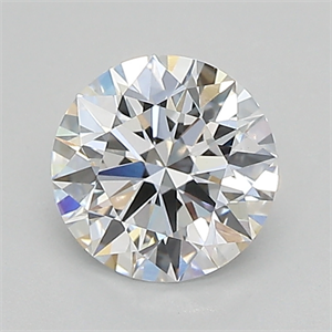 Picture of Lab Grown Diamond 0.93 Carats, Round with ideal Cut, D Color, vvs2 Clarity and Certified by IGI