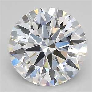 Picture of Lab Grown Diamond 2.13 Carats, Round with ideal Cut, D Color, vvs2 Clarity and Certified by IGI