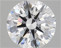 Del inventario de diamantes de laboratorio, 3.10 quilates, Redondo , Color F, claridad vs1 y certificado GIA