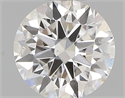 0.40 Carats, Round with Excellent Cut, F Color, SI1 Clarity and Certified by GIA