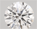 Lab Grown Diamond 1.85 Carats, Round with ideal Cut, E Color, vvs2 Clarity and Certified by IGI