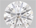 Lab Grown Diamond 1.84 Carats, Round with ideal Cut, E Color, vvs2 Clarity and Certified by IGI