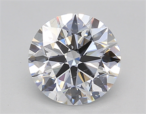Picture of Lab Grown Diamond 1.71 Carats, Round with Ideal Cut, E Color, SI1 Clarity and Certified by IGI