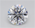 Del inventario de diamantes de laboratorio, 1.06 quilates, Redondo , Color E, claridad VS1 y certificado GIA