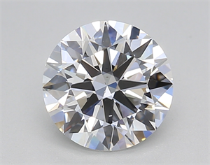 Picture of Lab Grown Diamond 1.55 Carats, Round with Ideal Cut, D Color, SI1 Clarity and Certified by IGI