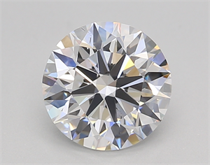 Picture of Lab Grown Diamond 1.58 Carats, Round with Ideal Cut, D Color, SI1 Clarity and Certified by IGI