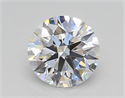 Lab Grown Diamond 1.03 Carats, Round with Ideal Cut, E Color, VVS2 Clarity and Certified by IGI