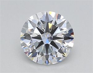 Picture of Lab Grown Diamond 1.04 Carats, Round with Ideal Cut, E Color, VVS2 Clarity and Certified by IGI