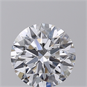 Lab Grown Diamond 0.73 Carats, Round with Excellent Cut, E Color, VVS2 Clarity and Certified by IGI