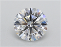 Lab Grown Diamond 0.92 Carats, Round with Ideal Cut, D Color, VS2 Clarity and Certified by IGI