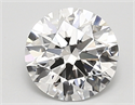 Lab Grown Diamond 1.89 Carats, Round with ideal Cut, E Color, vvs2 Clarity and Certified by IGI