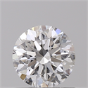 Lab Grown Diamond 0.72 Carats, Round with Excellent Cut, D Color, VS1 Clarity and Certified by IGI