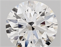 Lab Grown Diamond 1.38 Carats, Round with ideal Cut, D Color, vs1 Clarity and Certified by IGI