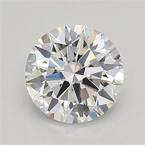 Picture of Lab Created Diamond 0.93 Carats, Round with ideal Cut, D Color, vvs2 Clarity and Certified by IGI