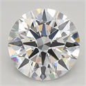 Del inventario de diamantes de laboratorio, 2.14 quilates, Redondo , Color D, claridad vvs2 y certificado IGI