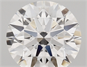 Lab Created Diamond 1.82 Carats, Round with ideal Cut, D Color, vvs2 Clarity and Certified by IGI