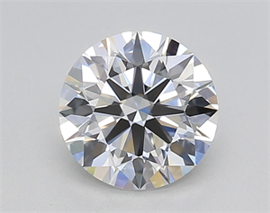 Picture of Lab Created Diamond 1.06 Carats, Round with Excellent Cut, E Color, VVS1 Clarity and Certified by GIA