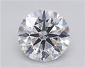 Del inventario de diamantes de laboratorio, 1.22 quilates, Redondo , Color E, claridad VVS2 y certificado GIA
