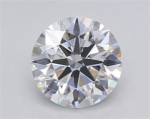 Picture of Lab Created Diamond 1.22 Carats, Round with Excellent Cut, E Color, VVS2 Clarity and Certified by GIA