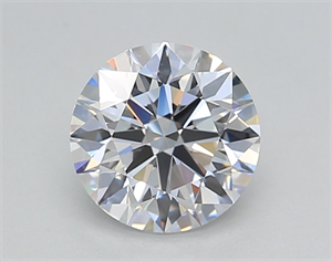 Picture of Lab Created Diamond 1.08 Carats, Round with Excellent Cut, D Color, VVS2 Clarity and Certified by GIA