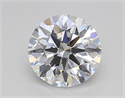 Lab Created Diamond 1.07 Carats, Round with Excellent Cut, D Color, VVS2 Clarity and Certified by GIA