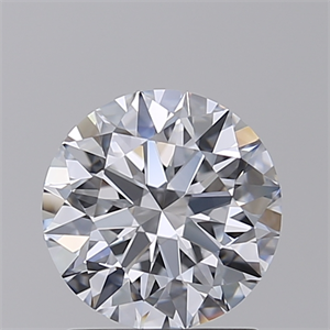 Picture of Lab Created Diamond 1.58 Carats, Round with Ideal Cut, E Color, VVS1 Clarity and Certified by IGI