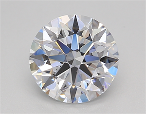 Picture of Lab Created Diamond 1.92 Carats, Round with Ideal Cut, E Color, VS2 Clarity and Certified by IGI
