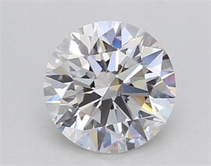 Picture of Lab Created Diamond 1.51 Carats, Round with Ideal Cut, D Color, SI1 Clarity and Certified by IGI
