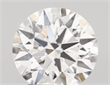 Lab Created Diamond 1.86 Carats, Round with ideal Cut, E Color, vvs2 Clarity and Certified by IGI