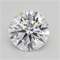 Lab Created Diamond 0.91 Carats, Round with ideal Cut, D Color, vvs2 Clarity and Certified by IGI