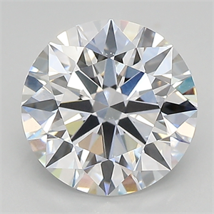 Picture of Lab Created Diamond 2.11 Carats, Round with ideal Cut, D Color, vvs2 Clarity and Certified by IGI