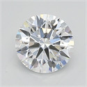 Lab Created Diamond 0.93 Carats, Round with ideal Cut, D Color, vvs2 Clarity and Certified by IGI