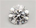Lab Created Diamond 0.91 Carats, Round with ideal Cut, D Color, vvs2 Clarity and Certified by IGI