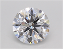 Lab Created Diamond 1.14 Carats, Round with Ideal Cut, D Color, VVS2 Clarity and Certified by IGI